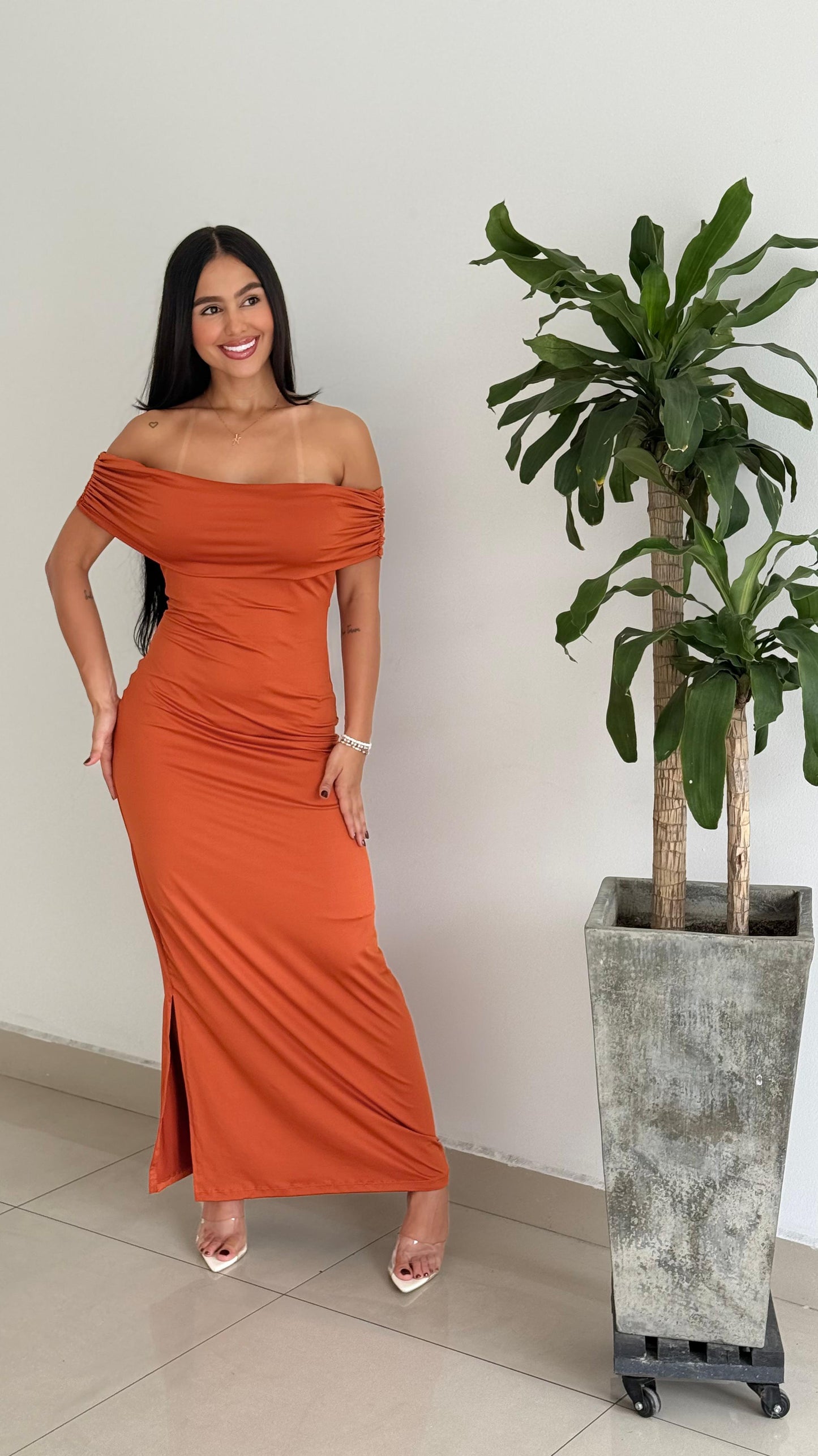 REF 1376 VESTIDO EN POLILICRA