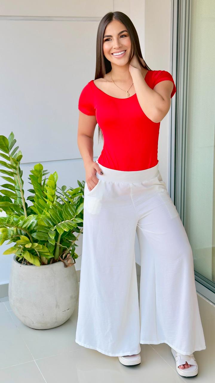 REF.: 1328 - PANTALON EN TELA MIEL