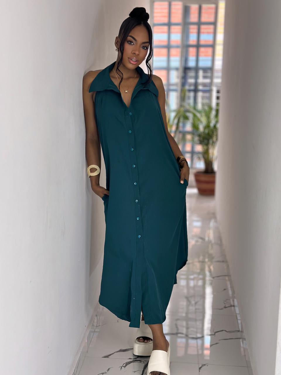 REF.: 1287 - VESTIDO SISA CON CUELLO
