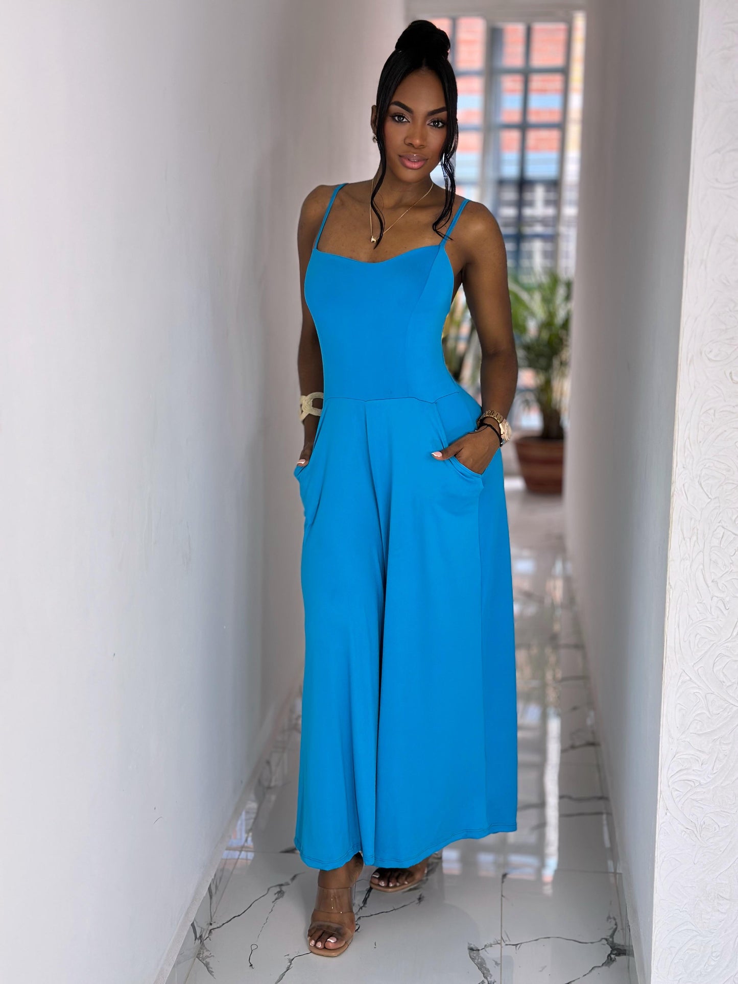 REF.: 1351 - ENTERIZO TELA DURAZNO LARGO