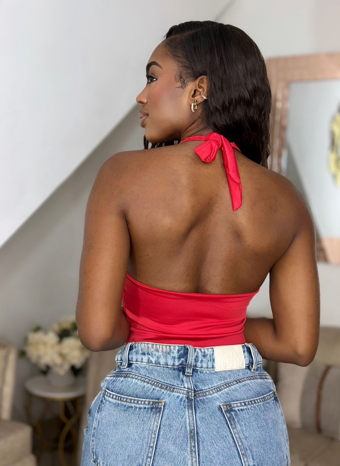 REF.: 1390 - BODY DE TIRAS DE AMARRE